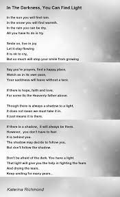 light poem by katerina richmond