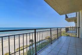 oceanfront condo with balcony walk to