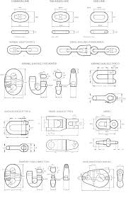 Aproximate Dimensions For Chain Accessories Sotra Anchor