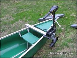 sailboats to go canoe motor mounts