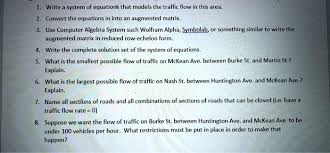 Equations That Models The Traffic Flow