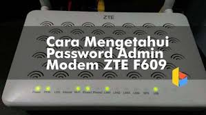 Reset manual dan setting awal indihome router zte zxhn f609. Cara Mengetahui Password Admin Modem Zte F609