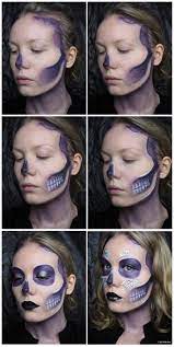 halloween makeup tutorial purple glam