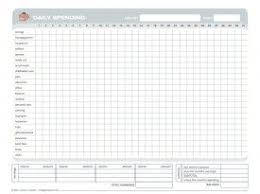 Printable Chart Tracking Spending Daily Expenses Copy