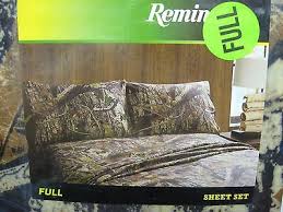 1 flat 1 fitted remington camouflage