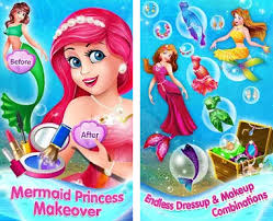mermaid princess makeover game apk