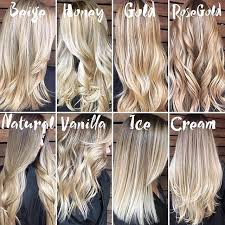 Use this guide to learn about the different shades of blonde hair color. B A L A Y A G E S T Y L E Champagne Hair Color Champagne Hair Blonde Hair Shades
