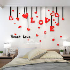 Love Wall Decals Acrylic 3d Living Room
