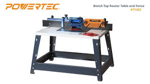 bench top router table and fence set