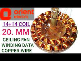 14 14 coil ceiling fan winding data