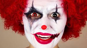 scary clown halloween makeup you