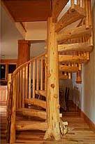 Spiral stairs are excellent for tree houses and children's forts. Stairmeister Spiral Stairs