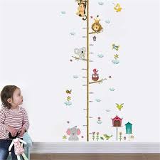 Wall Sticker Elephant Monkey Bird