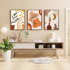 Abstract Fl Framed Wall Art