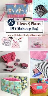 25 diy makeup bag ideas handmade
