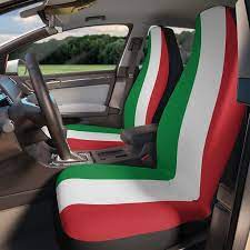 Italian Flag Car Seat Covers For Car