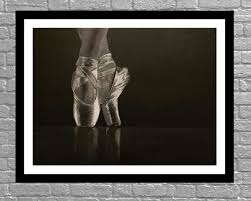 Ballet Point Shoes Wall Art Print