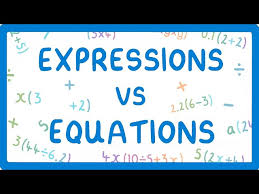 Gcse Maths Expressions Vs Equations