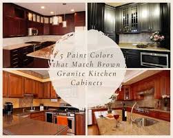 Brown Granite Kitchen Cabinets
