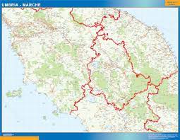 Cartina stradale marche umbria abruzzo. Mappa Umbria Marche Dove Acquistare Mappa Umbria Marche Il Piu Grande Negozio Online Mappe In Italia