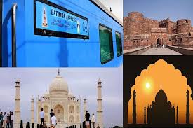 agra fort day tour by gatiman train