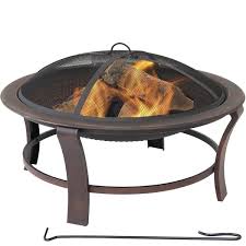 H Steel Elevated Outdoor Fire Pit Bowl