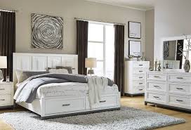 brynburg white 5 piece king bedroom set