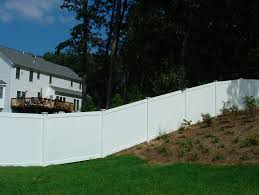 Strength, beauty, and affordability to match any setting. How To Build A Fence On A Slope Vinyl Fence Wholesaler