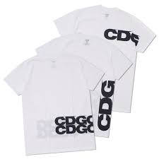 Cdg X Hanes 3 Tagless T Shirts White Millioncart