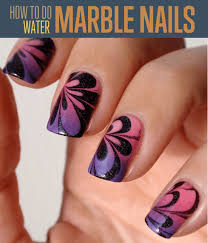 water marble nail art diy projects
