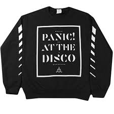 Panic At The Disco Stacked Crewneck In 2019 Disco Shirt