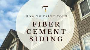 how to paint your fiber cement siding