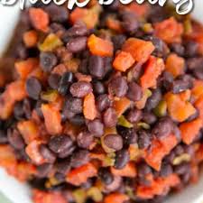 southwestern black beans 4 ings