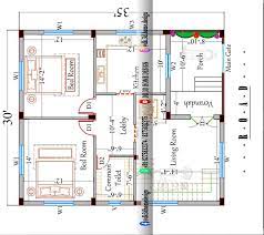 30x35 2bhk House Plan In 1050 Square