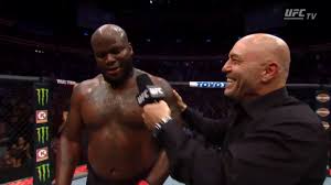 Heavyweight contender derrick lewis talks with joe rogan inside of the octagon after his last second knockout victory at ufc 229: Ufc 229 Derrick Lewis Gives All Time Post Fight Interview After Ko Of Volkov Sporting News Australia