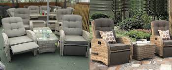 Plastic Rattan Garden Furniture Resin