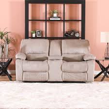 two seater fabric motion recliner with