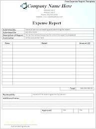 Free Printable Expense Report Forms New Expense Report Excel Free