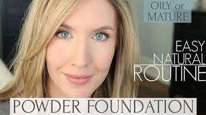 powder foundation routine for oily skin