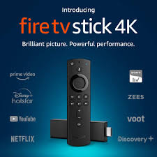Firestick tv runs on fire os, a forked version of android developed by amazon. Fire Tv Stick 4k With Alexa Voice Remote Stream In 4k Resolution Amazon In Kindle Store