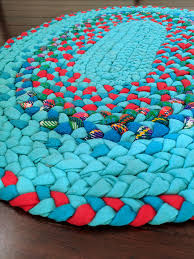 vine crafting braided rag rug