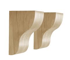 oak beam corbel shelf brackets 3 5