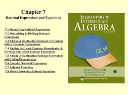 ppt chapter 7 rational expressions
