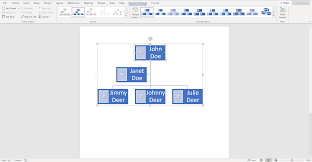 how to make a family tree in word