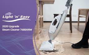 Amazon Com Light N Easy Multi Functional Steam Mop Steamer For Cleaning Hardwood Floor Cleaner For Tile Grout Laminate Ceramic 7688anw White