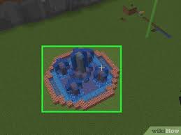 how to make a fountain in minecraft 15