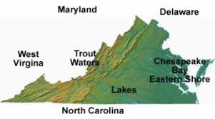 Virginia Coastal And Lake Fishing Maps