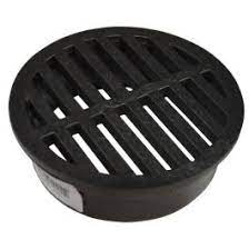 4 inch round grate black nds
