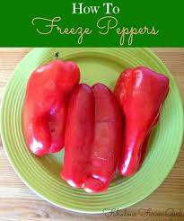 how to freeze peppers fabulous farm