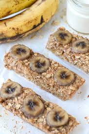 banana oat bars